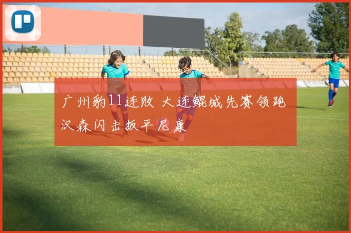 广州豹11连败 大连鲲城先赛领跑 汉森闪击扳平尼康